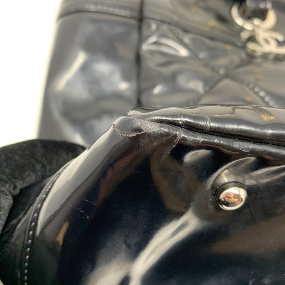 authentic CHANEL Paris Biarritz Black  Lea… - Picture 10 of 15